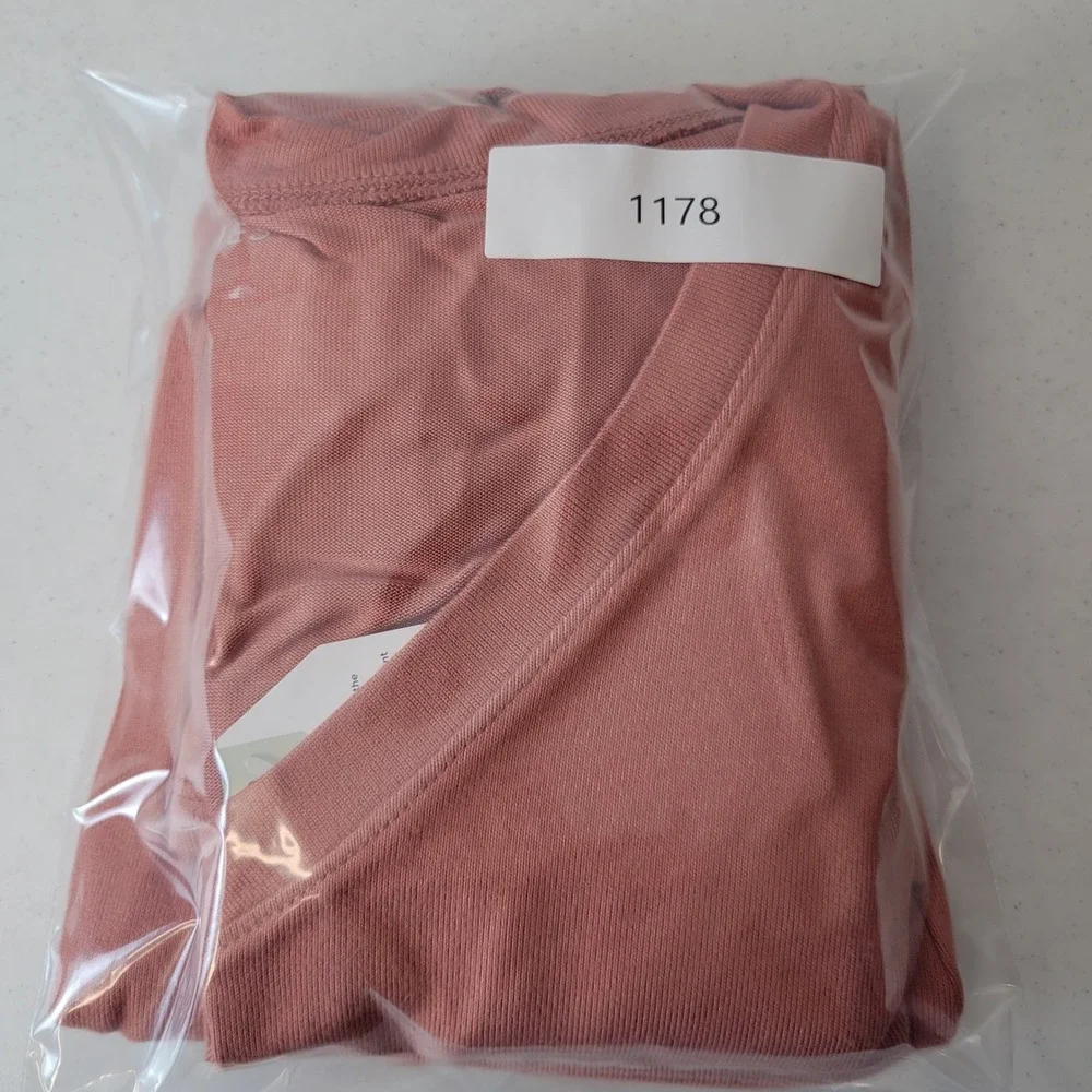 Softies Dream Ruffle Top and Short Set Women 2X/3X Copper Rose Loungewear 2200-6
